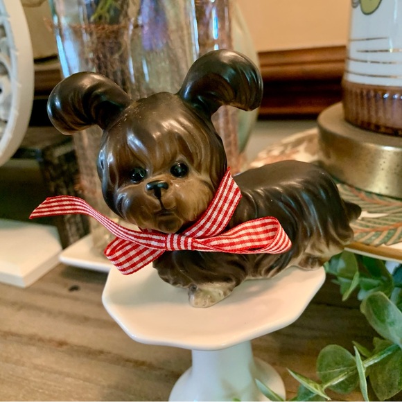 🌱 vintage ceramic dog~ pets~ Farmhouse~ trinket - Picture 2 of 7